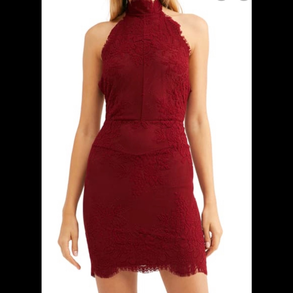 Lace mini dress 💕🛒free people NWT💕💕💕🛒